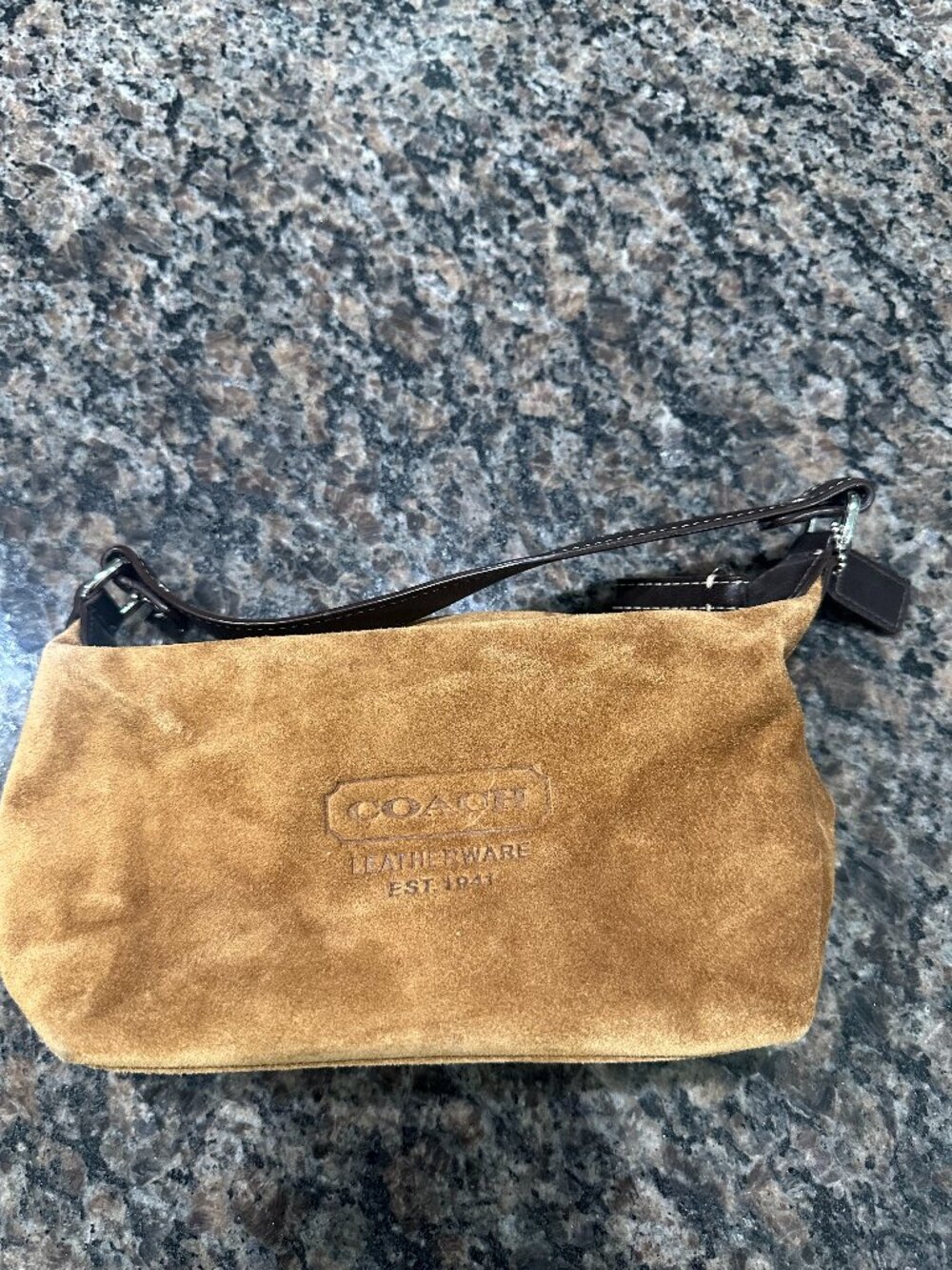 Coach Hampton Suede Demi Bag